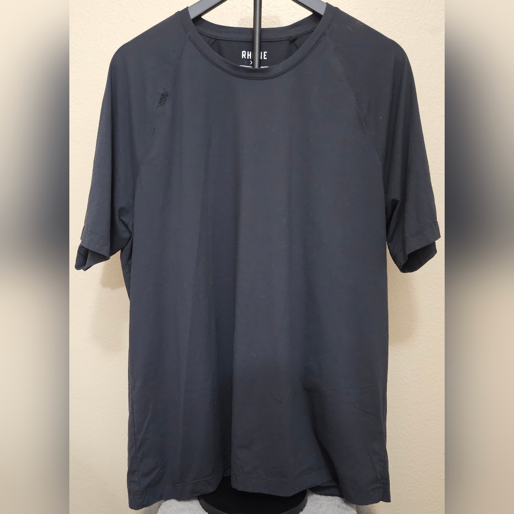 Rhone XL Black Short Sleeve Crew Neck Tshirt